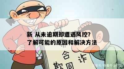 新 从未逾期却遭遇风控？了解可能的原因和解决方法