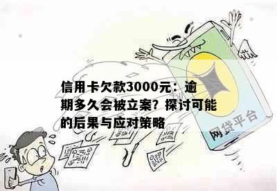 信用卡欠款3000元：逾期多久会被立案？探讨可能的后果与应对策略