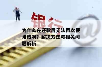 为什么在还款后无法再次使用借呗？解决方法与相关问题解析