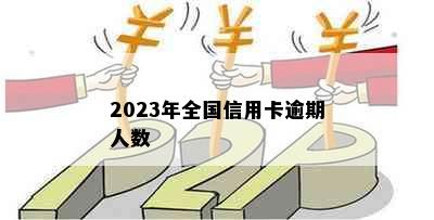 2023年全国信用卡逾期人数