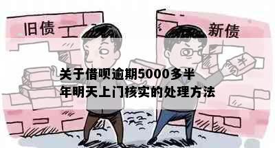 关于借呗逾期5000多半年明天上门核实的处理方法