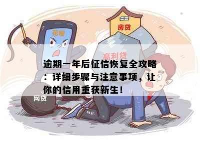 逾期一年后恢复全攻略：详细步骤与注意事项，让你的信用重获新生！