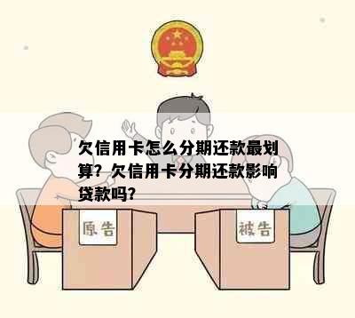 欠信用卡怎么分期还款最划算？欠信用卡分期还款影响贷款吗？