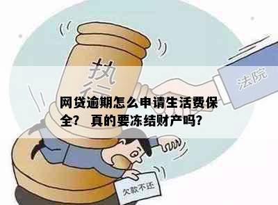 网贷逾期怎么申请生活费保全？ 真的要冻结财产吗？