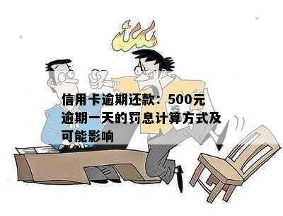 信用卡逾期还款：500元逾期一天的罚息计算方式及可能影响