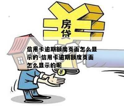 信用卡逾期额度页面怎么显示的-信用卡逾期额度页面怎么显示的呢