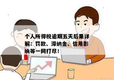 个人所得税逾期五天后果详解：罚款、滞纳金、信用影响等一网打尽！