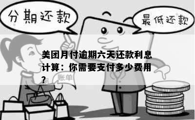 美团月付逾期六天还款利息计算：你需要支付多少费用？