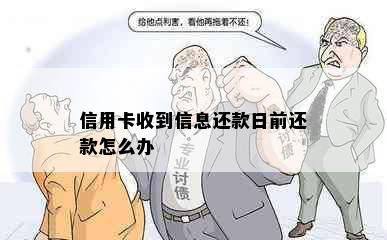 信用卡收到信息还款日前还款怎么办