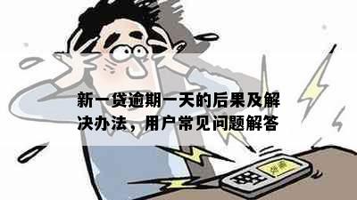 新一贷逾期一天的后果及解决办法，用户常见问题解答