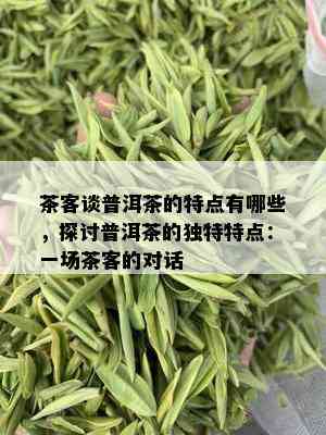 茶客谈普洱茶的特点有哪些，探讨普洱茶的独特特点：一场茶客的对话