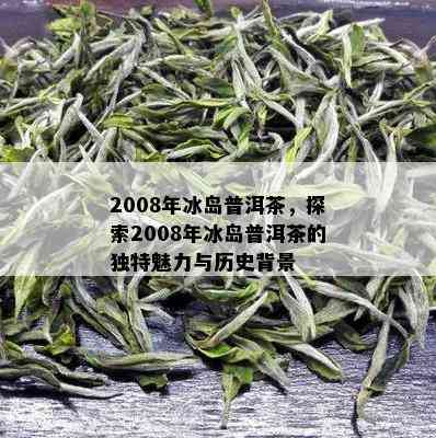 2008年冰岛普洱茶，探索2008年冰岛普洱茶的独特魅力与历史背景