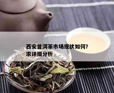 西安普洱茶市场现状如何？求详细分析