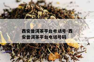 西安普洱茶平台电话号-西安普洱茶平台电话号码