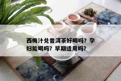 西梅汁兑普洱茶好喝吗？孕妇能喝吗？早期适用吗？