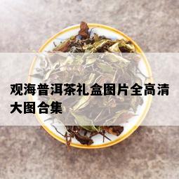 观海普洱茶礼盒图片全高清大图合集