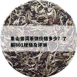 象山普洱茶饼价格多少？了解801规格及评测