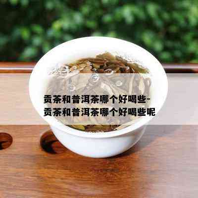 贡茶和普洱茶哪个好喝些-贡茶和普洱茶哪个好喝些呢