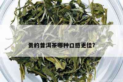 贵的普洱茶哪种口感更佳？