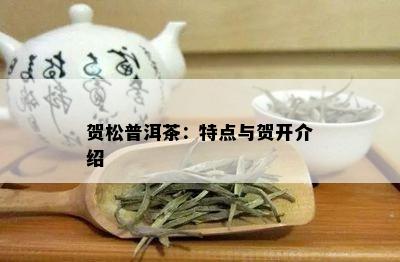 贺松普洱茶：特点与贺开介绍