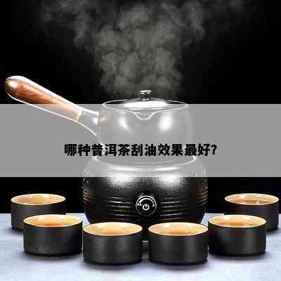 哪种普洱茶刮油效果更好？