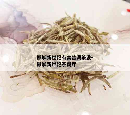 邯郸新世纪有卖普洱茶没-邯郸新世纪茶餐厅