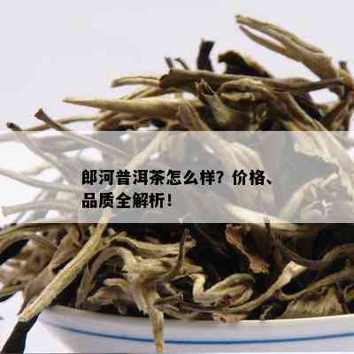 郎河普洱茶怎么样？价格、品质全解析！