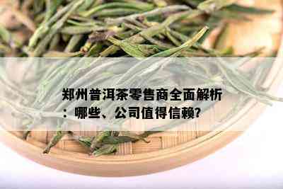 郑州普洱茶零售商全面解析：哪些、公司值得信赖？