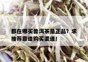 都在哪买普洱茶是正品？求推荐靠谱购买渠道！