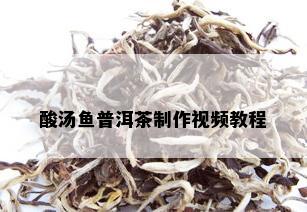 酸汤鱼普洱茶制作视频教程