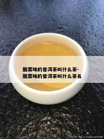 酸菜味的普洱茶叫什么茶-酸菜味的普洱茶叫什么茶名