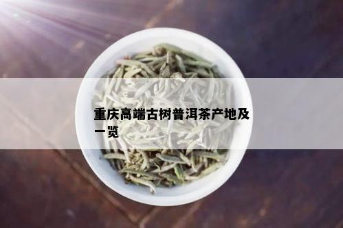 重庆高端古树普洱茶产地及一览