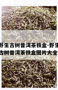 野生古树普洱茶铁盒-野生古树普洱茶铁盒图片大全