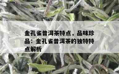 金孔雀普洱茶特点，品味珍品：金孔雀普洱茶的独特特点解析