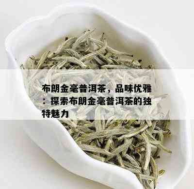 布朗金毫普洱茶，品味优雅：探索布朗金毫普洱茶的独特魅力