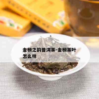 金榜之韵普洱茶-金榜茶叶怎么样