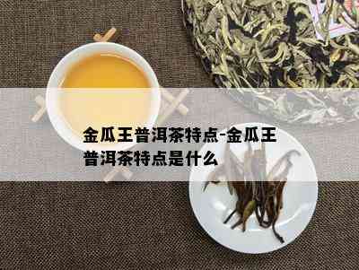 金瓜王普洱茶特点-金瓜王普洱茶特点是什么