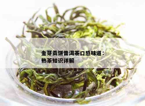 金芽贡饼普洱茶口感味道：熟茶知识详解