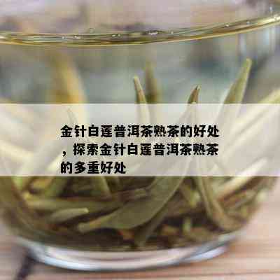 金针白莲普洱茶熟茶的好处，探索金针白莲普洱茶熟茶的多重好处