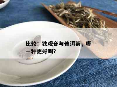 比较：铁观音与普洱茶，哪一种更好喝？