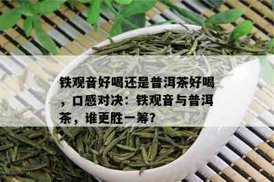 铁观音好喝还是普洱茶好喝，口感对决：铁观音与普洱茶，谁更胜一筹？