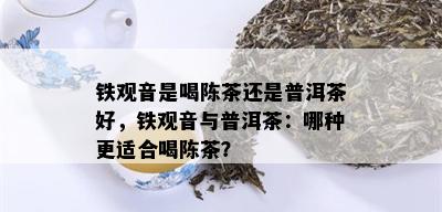 铁观音是喝陈茶还是普洱茶好，铁观音与普洱茶：哪种更适合喝陈茶？