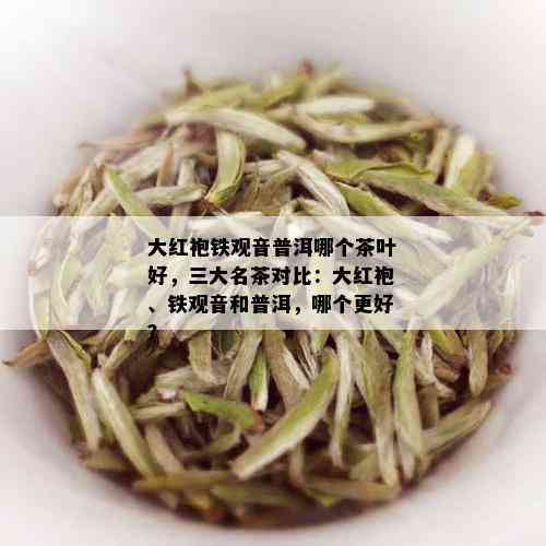 大红袍铁观音普洱哪个茶叶好，三大名茶对比：大红袍、铁观音和普洱，哪个更好？