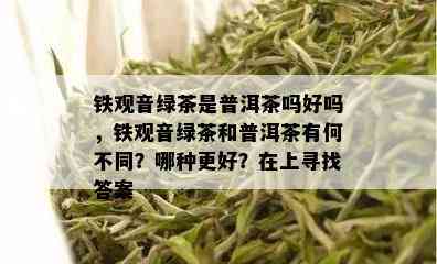 铁观音绿茶是普洱茶吗好吗，铁观音绿茶和普洱茶有何不同？哪种更好？在上寻找答案