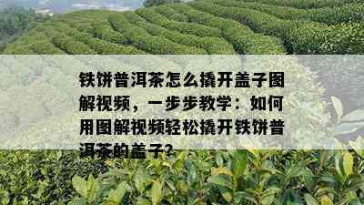 铁饼普洱茶怎么撬开盖子图解视频，一步步教学：如何用图解视频轻松撬开铁饼普洱茶的盖子？