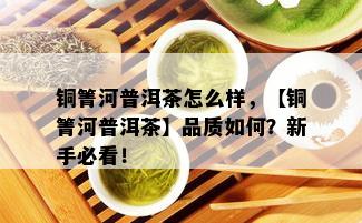 铜箐河普洱茶怎么样，【铜箐河普洱茶】品质如何？新手必看！