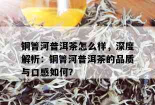 铜箐河普洱茶怎么样，深度解析：铜箐河普洱茶的品质与口感如何？