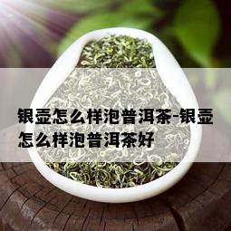 银壶怎么样泡普洱茶-银壶怎么样泡普洱茶好