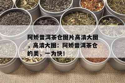 阿娇普洱茶仓图片高清大图，高清大图：阿娇普洱茶仓的美，一为快！