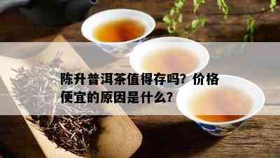 陈升普洱茶值得存吗？价格便宜的原因是什么？